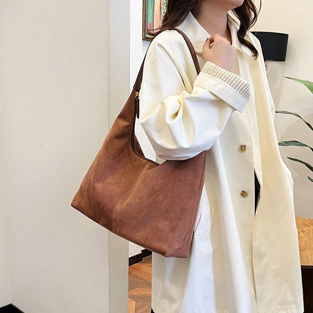 Cachito Schultertasche Vintage Damen Handtasche Tote Bag Große Hobo Strandtasche, für Arbeit, Schule und Alltag