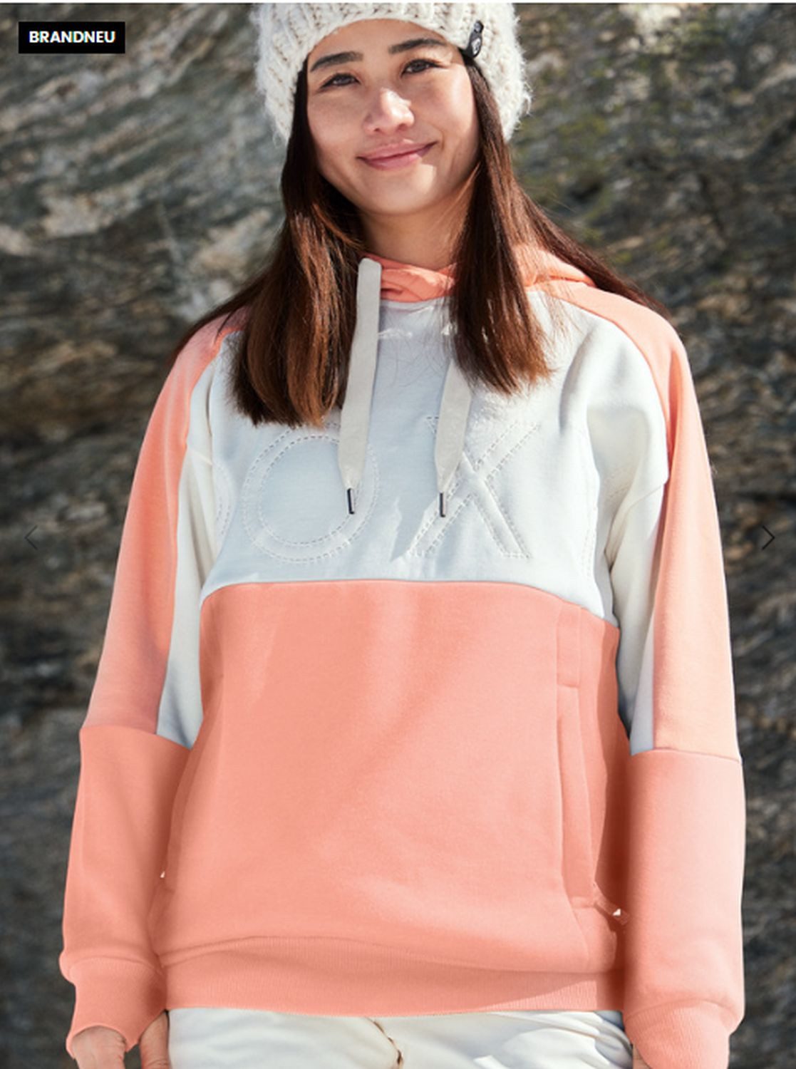 Roxy Hoodie Roxy Kapuzenhoodie Liberty Koralle