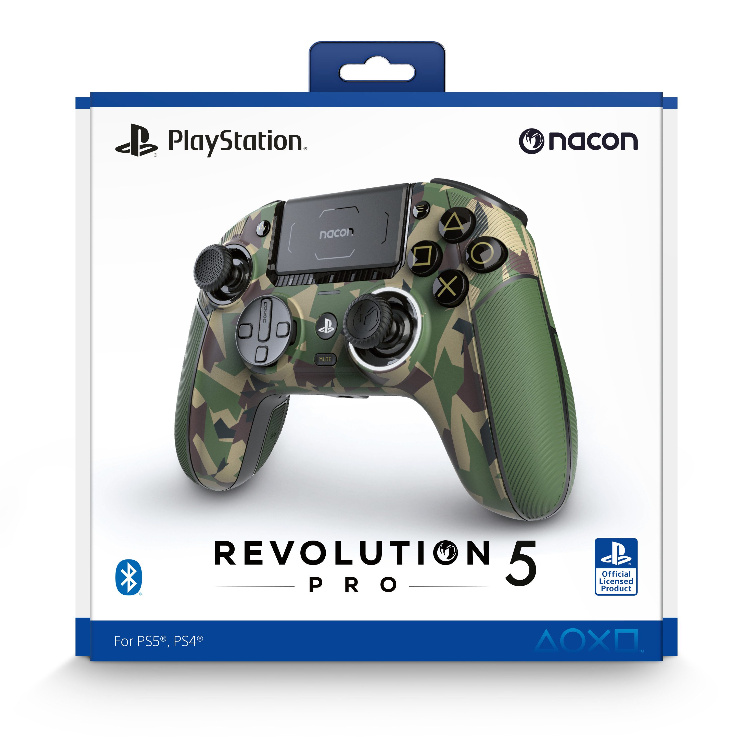 nacon NACON PS5 Revolution 5 Pro Controller [Off. lizenz/forest camo] PlayStation 5-Controller