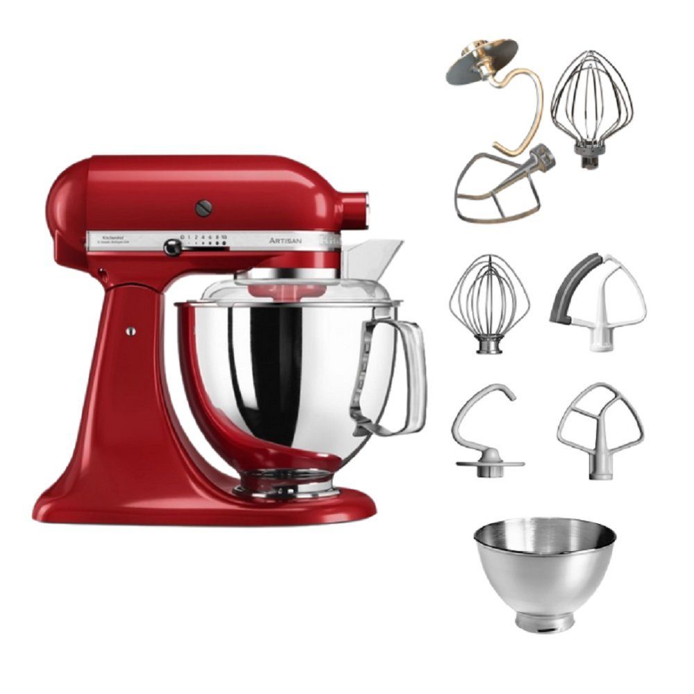 Küchenmaschine KitchenAid 4,8 L 5KSM175 Artisan Küchenmaschine Tschimmlover Set