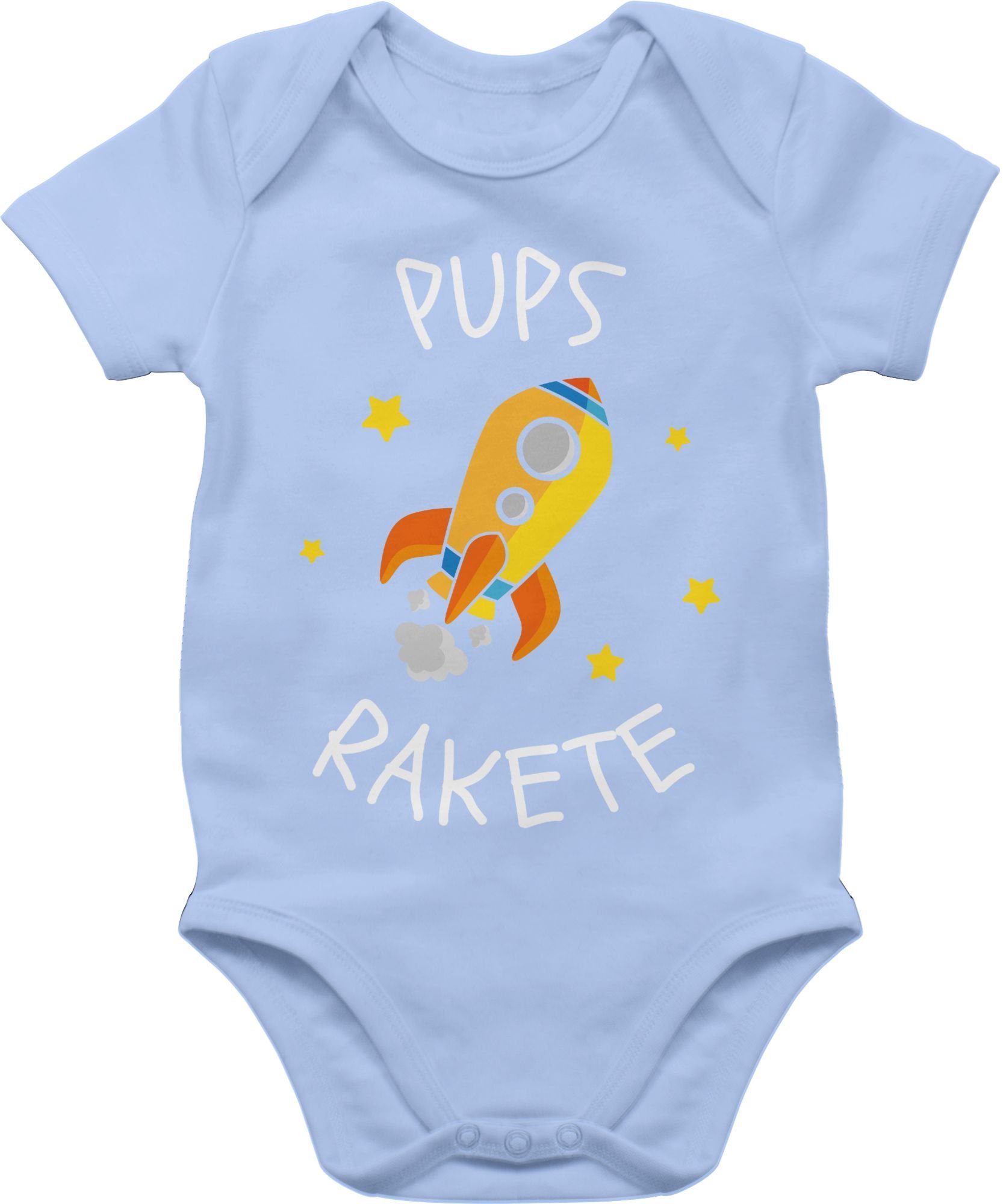 Shirtbody Pupsrakete weiß