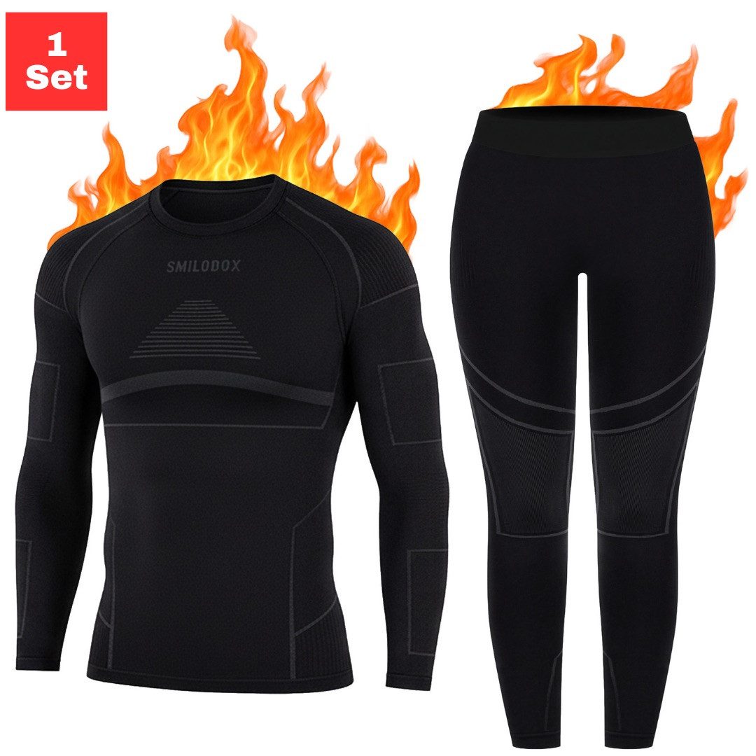 Smilodox Thermounterhemd Thermounterwäsche Set Herren - Funktionsunterwäsch günstig online kaufen
