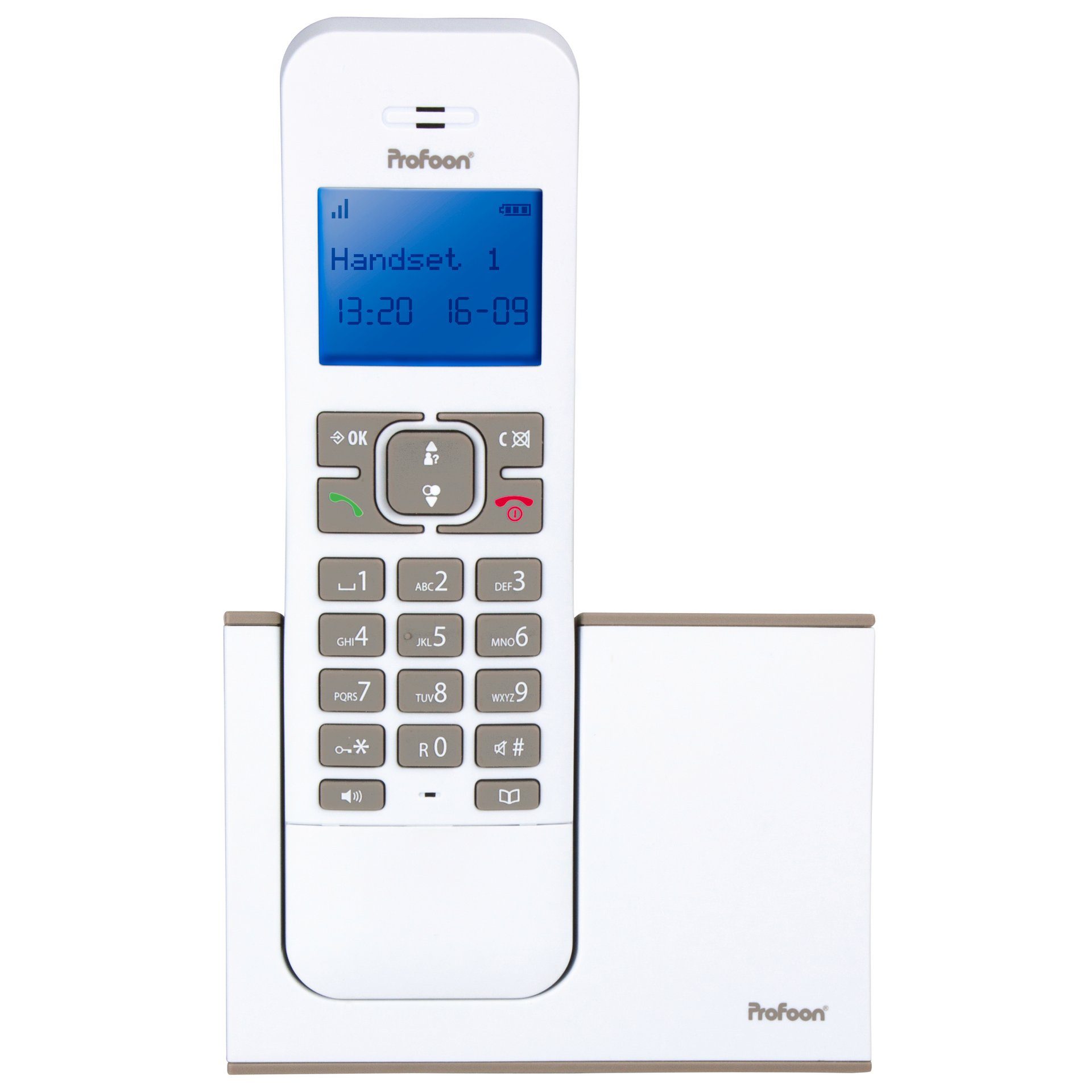 Profoon PDX-8400TE Schnurloses mit DECT-Telefon Mobilteil DECT-Telefon 1 