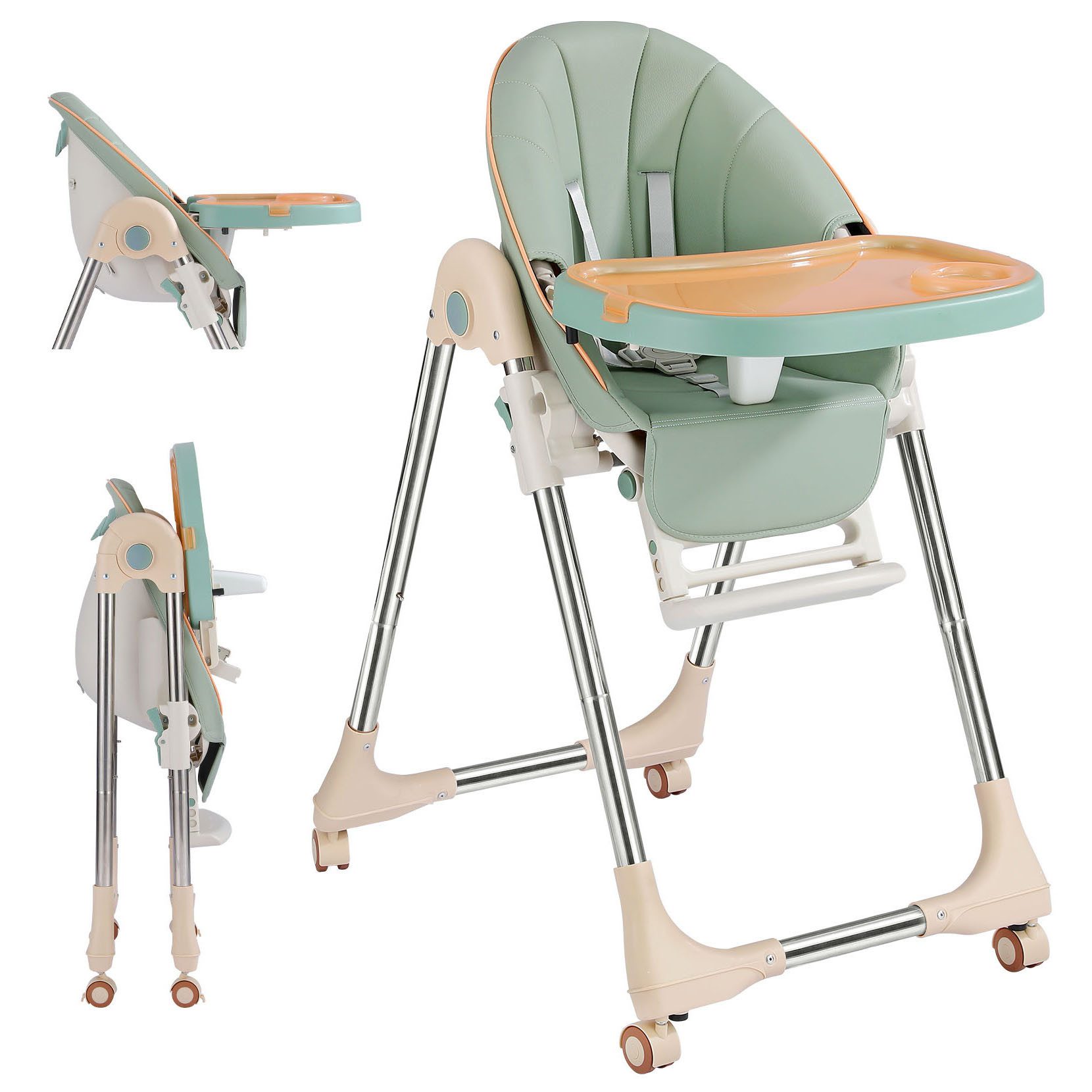 Onasti Kinderstuhl Stuhl Baby Kinderstuhl Klappbar kinderstuhl Mitwachsend günstig online kaufen