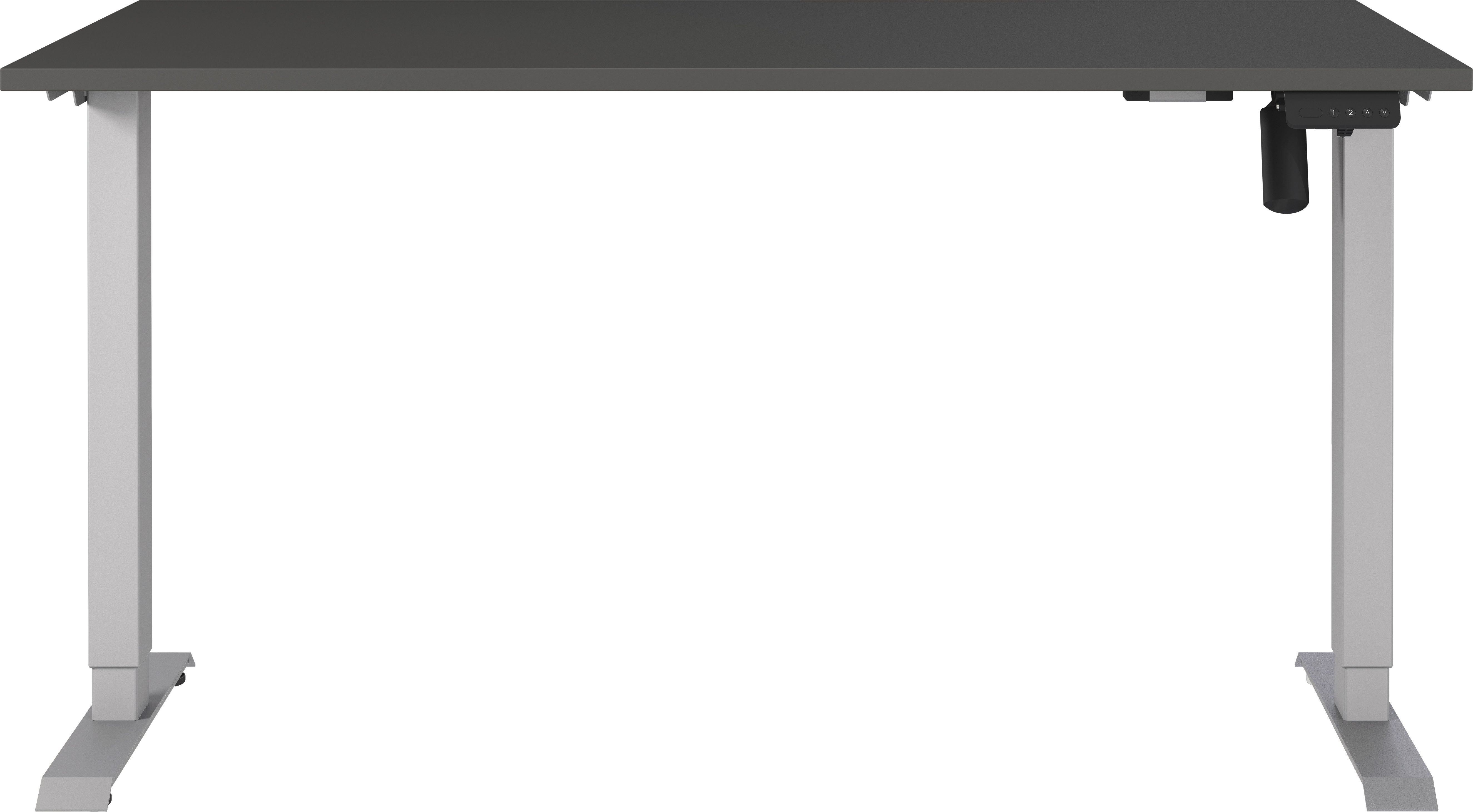 GERMANIA Schreibtisch Boras, elektrisch höhenverstellbar, Breite 120/140/16 günstig online kaufen