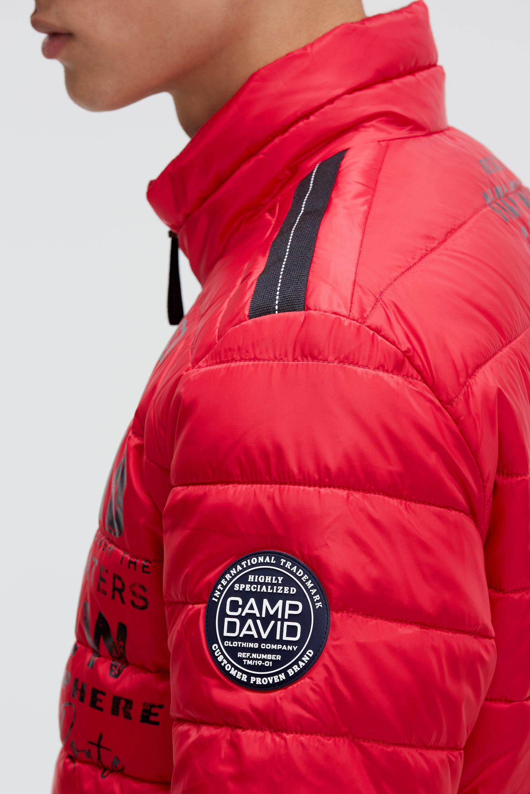 CAMP DAVID Outdoorjacke mit Windfangleiste