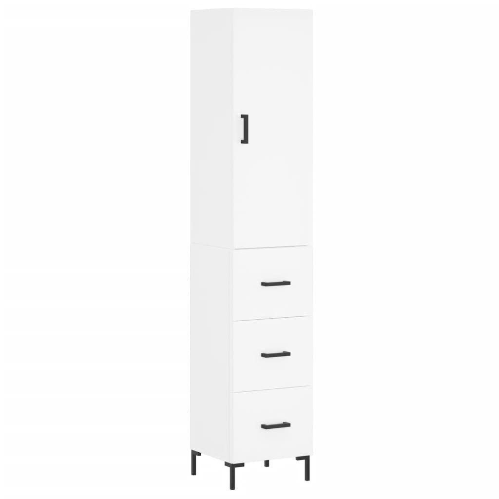 vidaXL Highboard Highboard Weiß 34,5x34x180 cm günstig online kaufen