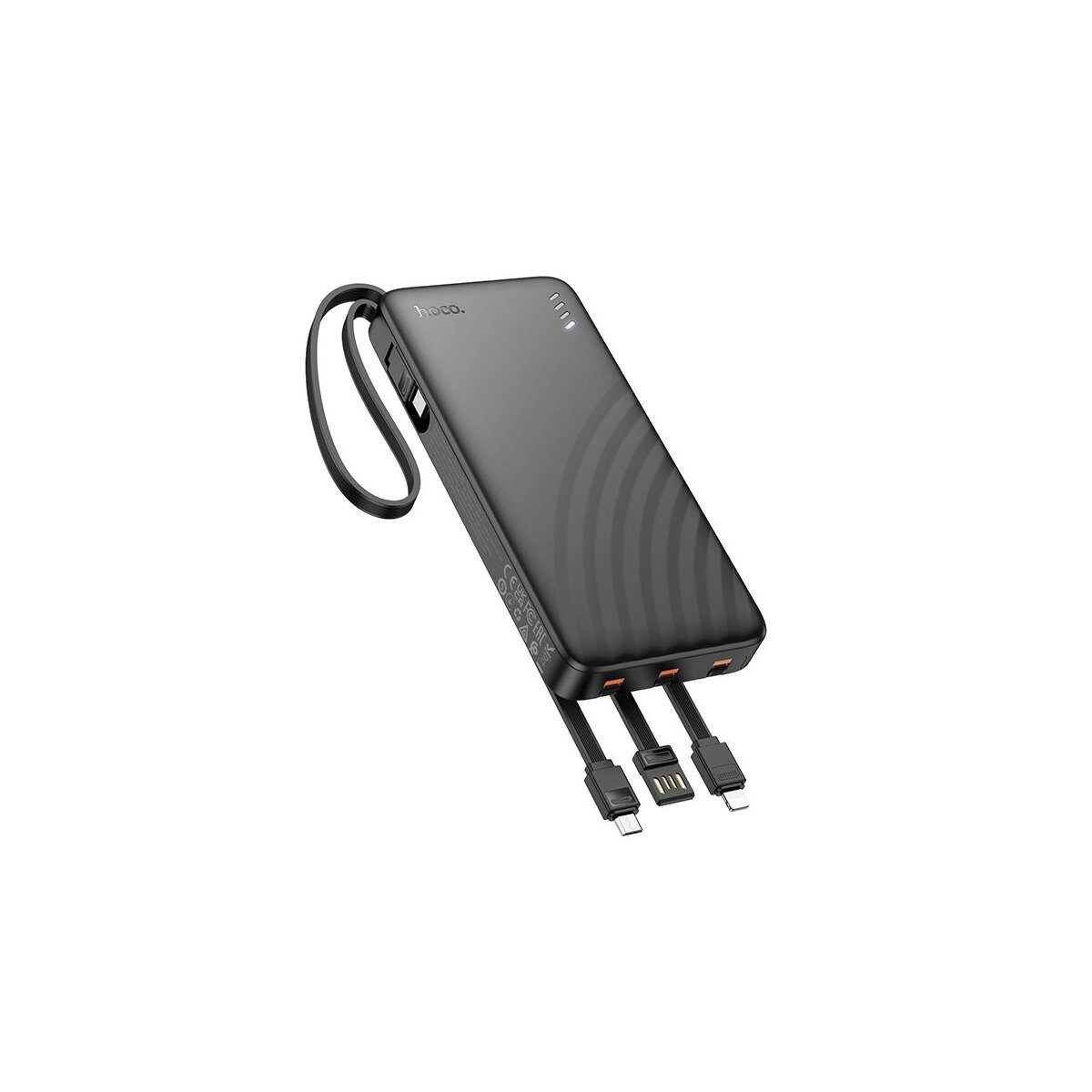 hoco. Elektrorasierer Hoco Powerbank 10000mAh mit 4 Kabeln J146 Schwarz