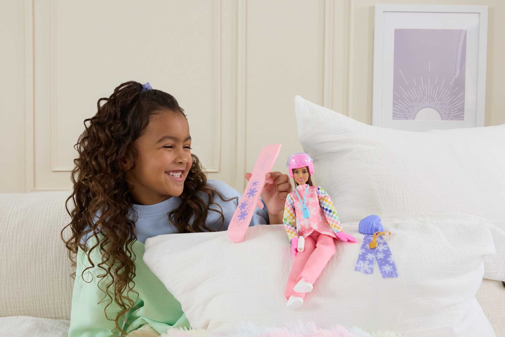 Barbie Anziehpuppe Barbie Snowboarderin