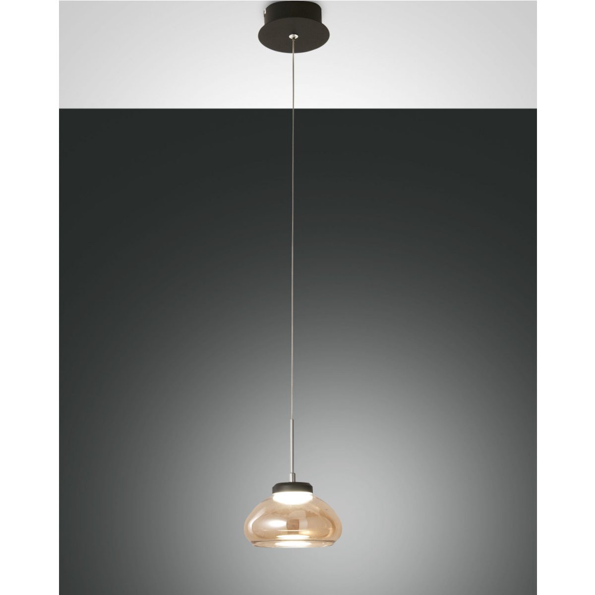 FABAS LUCE LED Pendelleuchte Arabella, LED fest integriert, Warmweiß, 1- oder 4-flammig