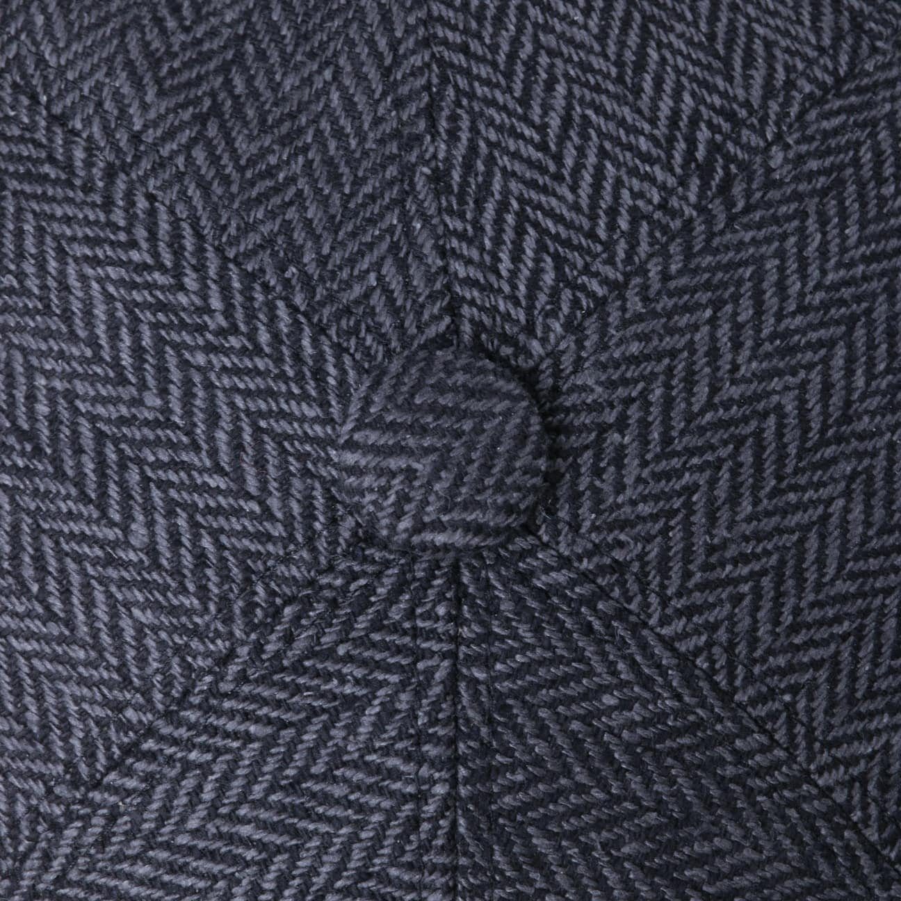Stetson Flat Cap (1-St) Schirmmütze in EU grau-schwarz Made mit Schirm, the