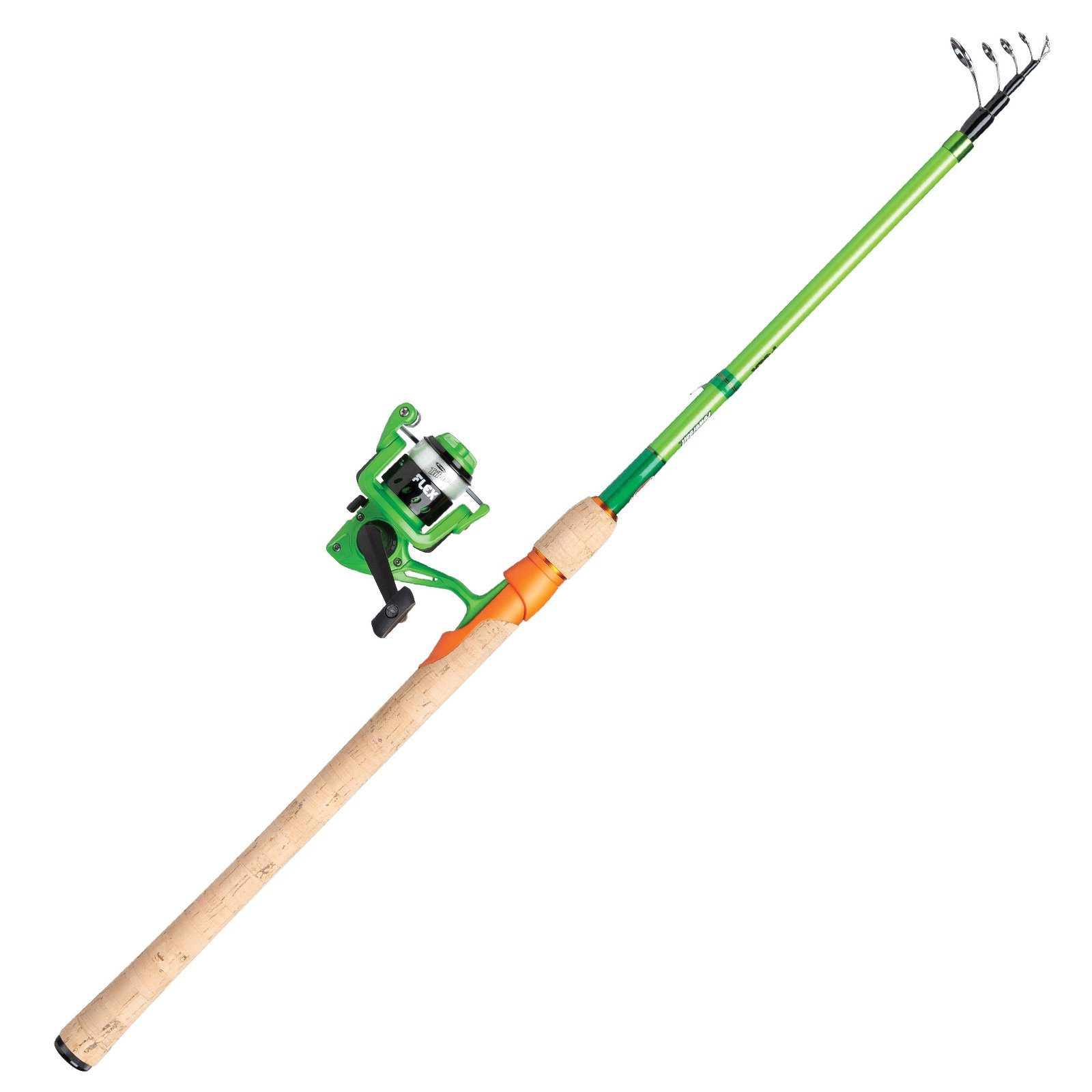 Berkley Spinnrute, Berkley Flex™ Trout Tele Spinning Combo 2,40m – Forellenteichrute Angelset – Rute & Rolle & Schnur Angelcombo