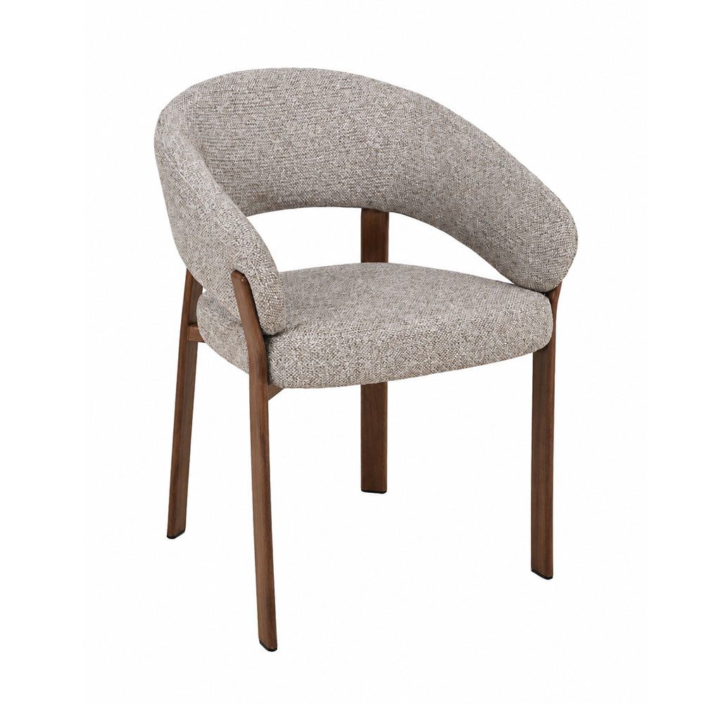 Ertex Esszimmerstuhl Esszimmerstuhl mit Rückenlehne gepolsterte Stühle Rauma Holz Beige (4 St)