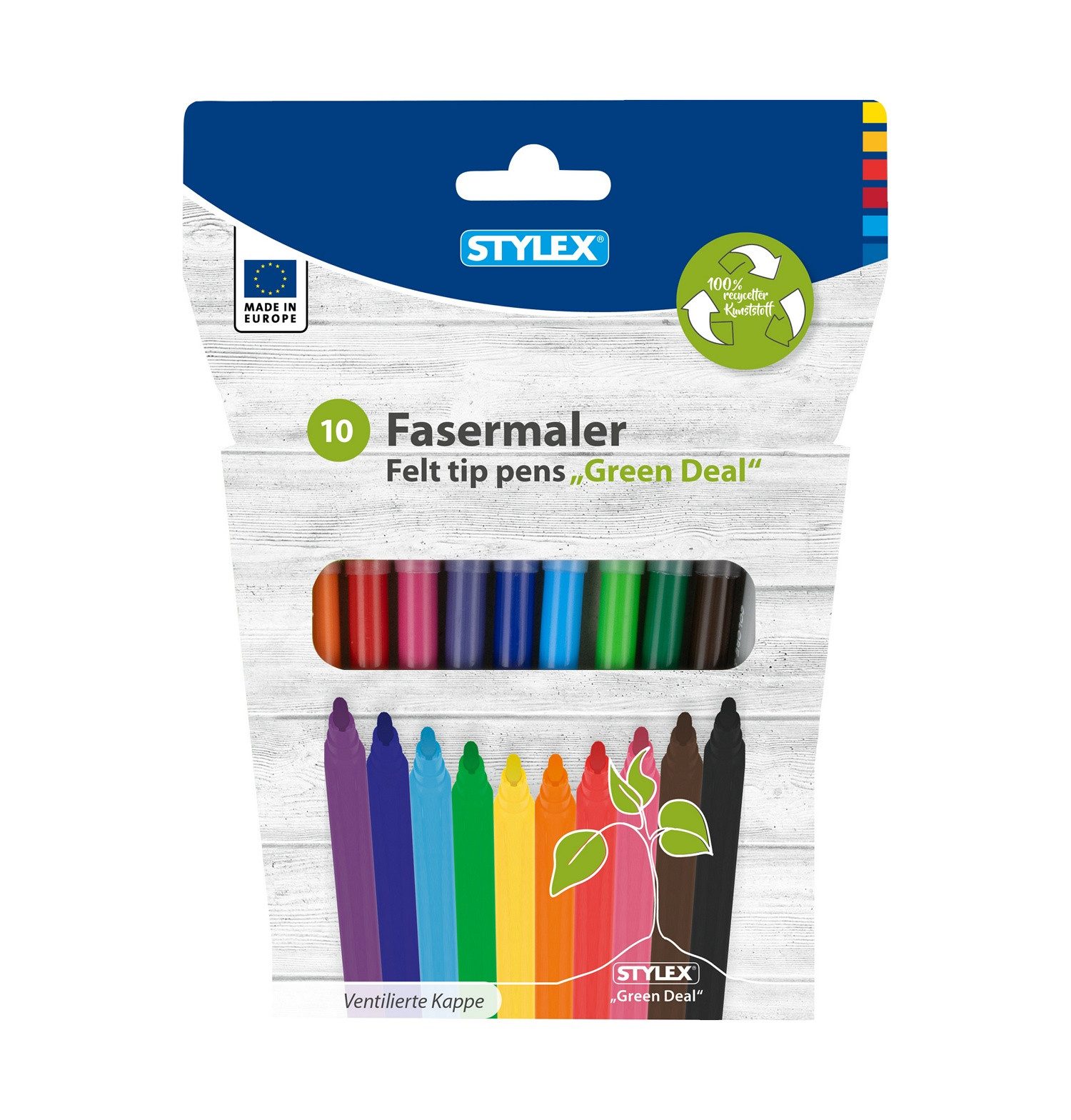 Faserstift 10 Fasermalstifte / Fasermaler / Filzstifte