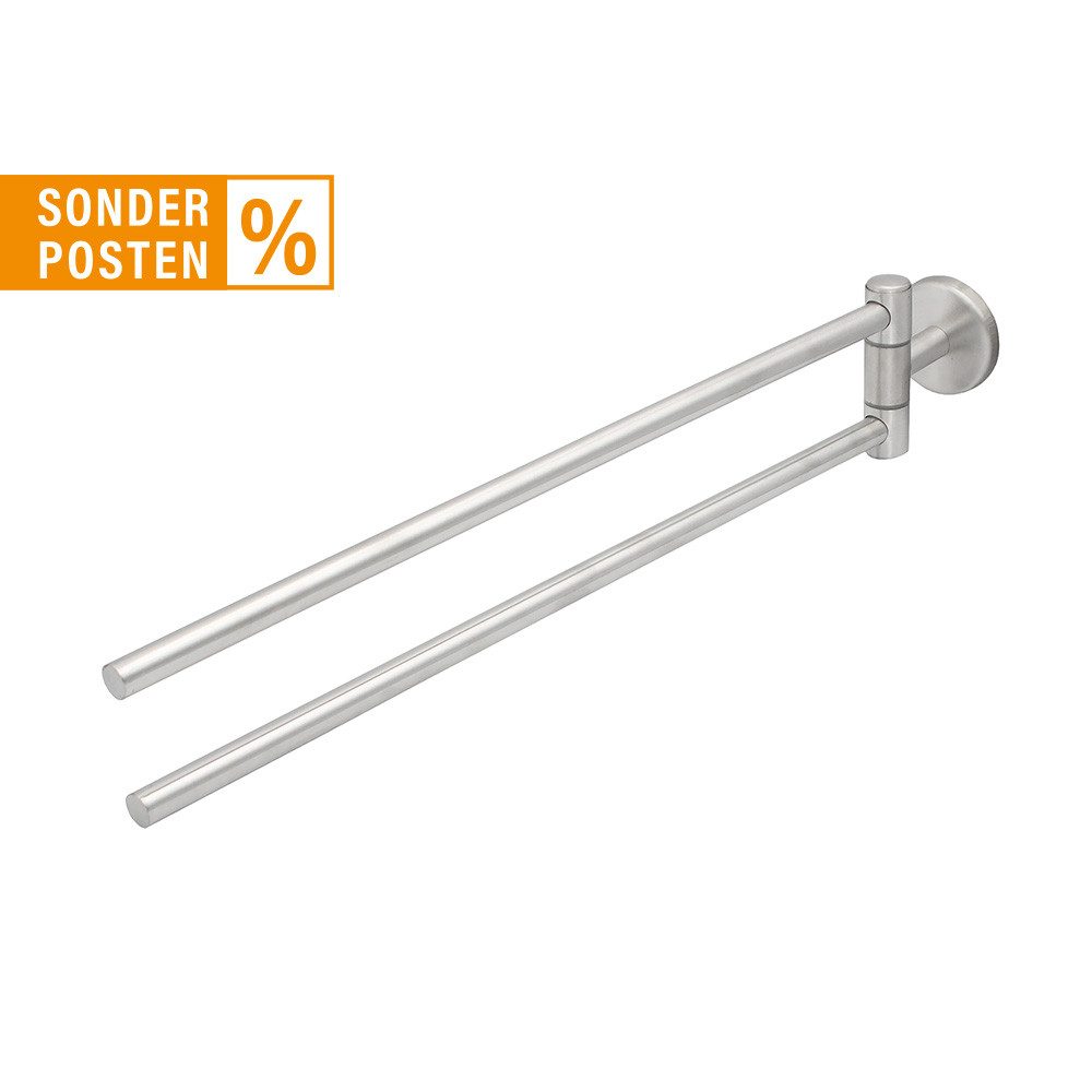 Stabilo Sanitär Wandhalter Edelstahl Handtuchhalter 51cm doppel 2-armig Handtuchstange