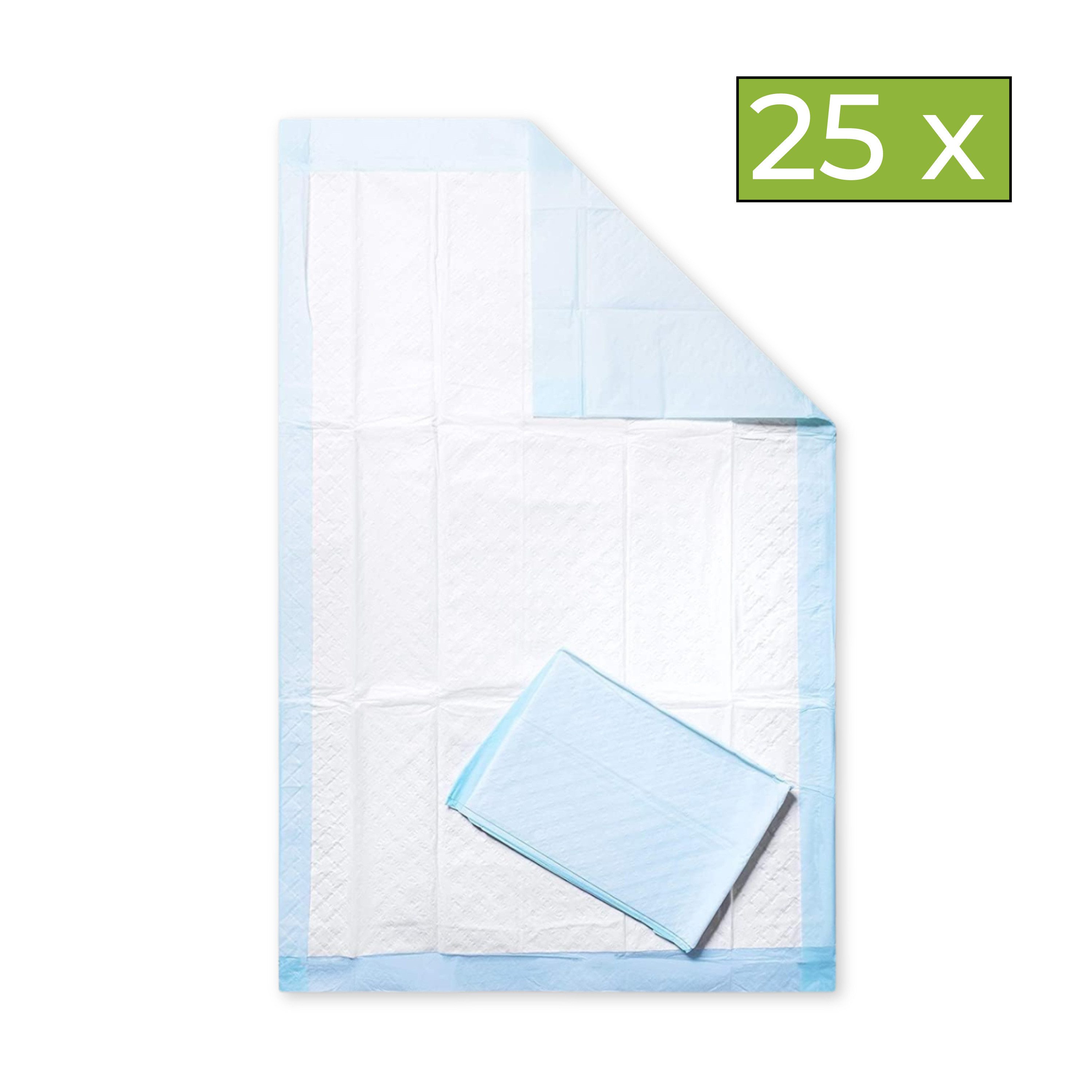 Matratzenschoner Krankenunterlagen 40 x 60 cm, 10-lagig, 25er Pack Medi-Inn
