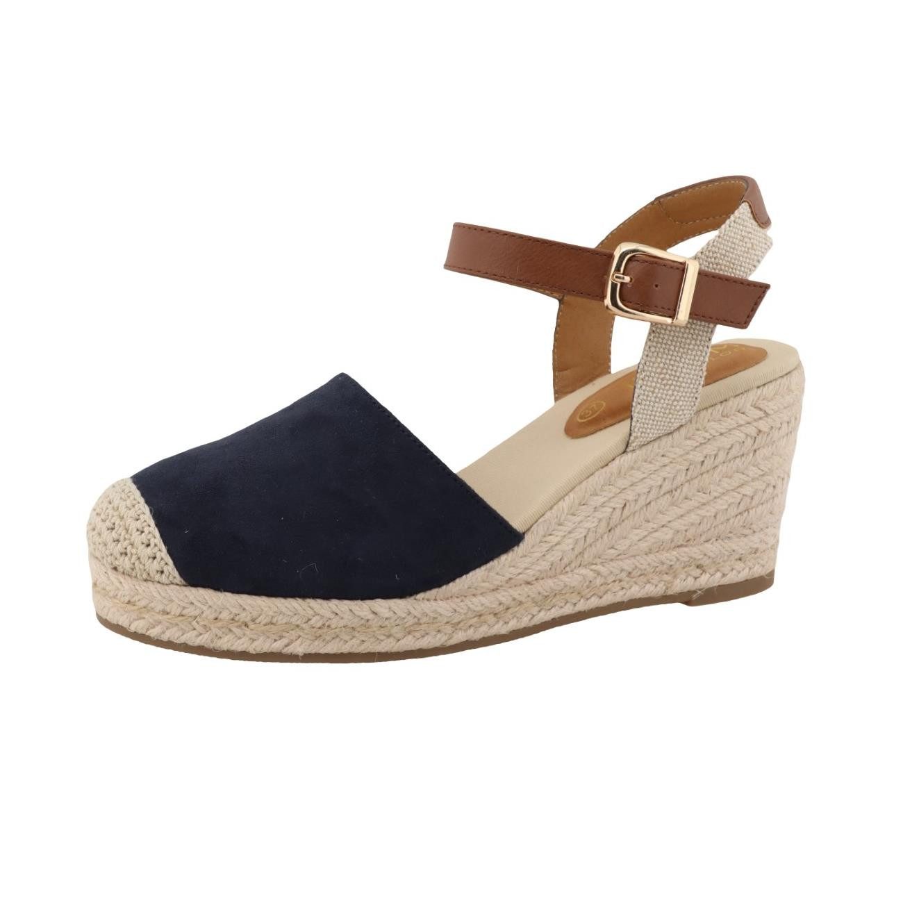 TOM TAILOR Tom Tailor Keilsandale blau EUR 39 Keilsandalette