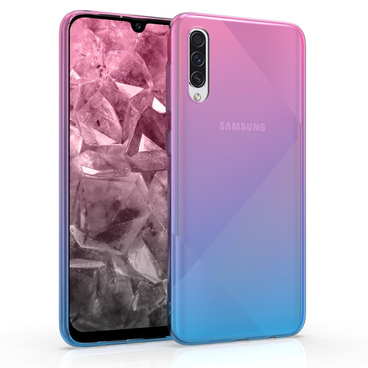kwmobile Handyhülle, Hülle für Samsung Galaxy A30s - TPU Silikon Handy  Schutzhülle Cover Case - Zwei Farben Design