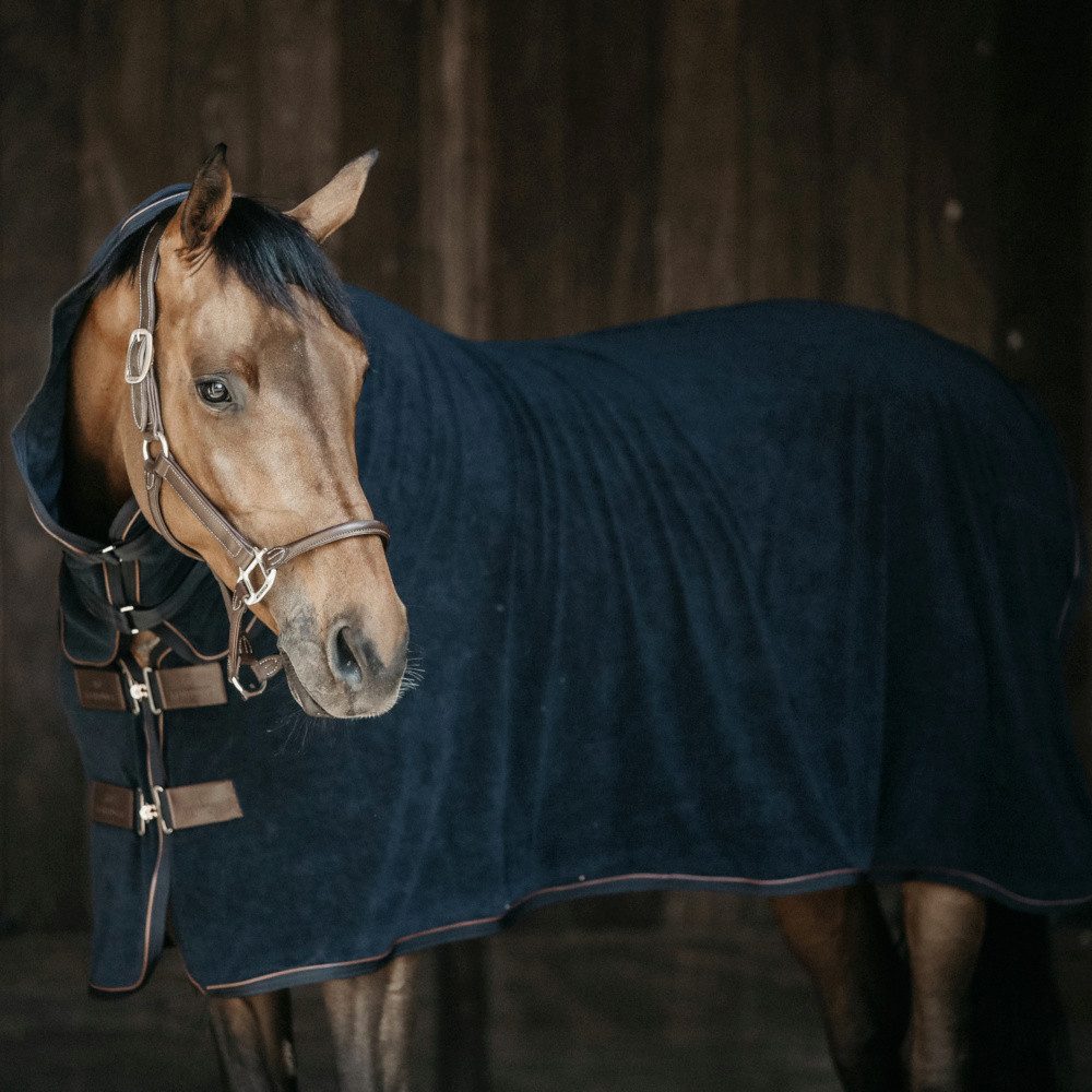 Kentucky Horsewear Pferde-Abschwitzdecke Kentucky Horsewear Towel Rug - black