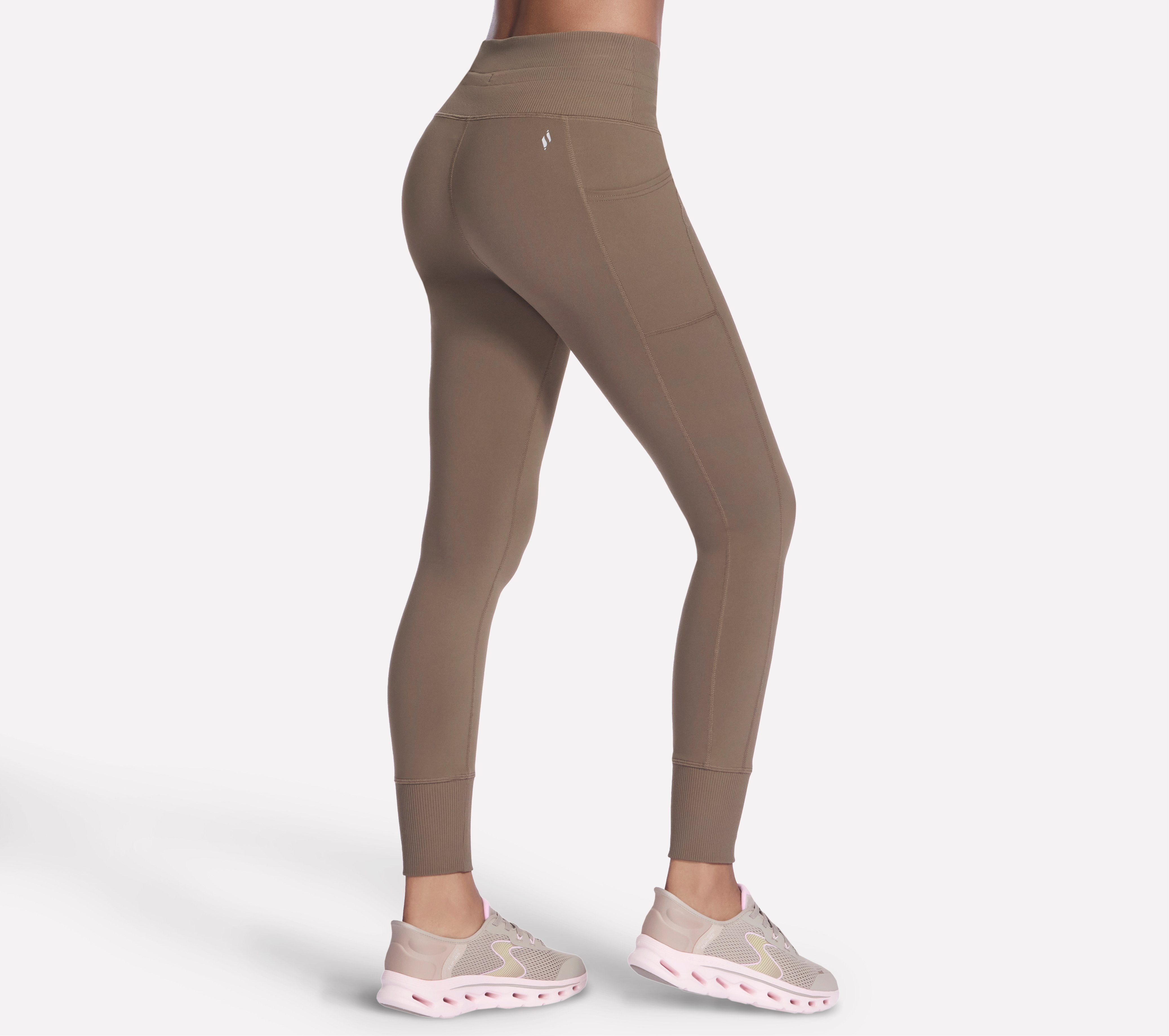 Skechers Leggings THE GOWALK RIB MIX JOGGER mit Rippdetails am Bund und an den Beinabschlüssen
