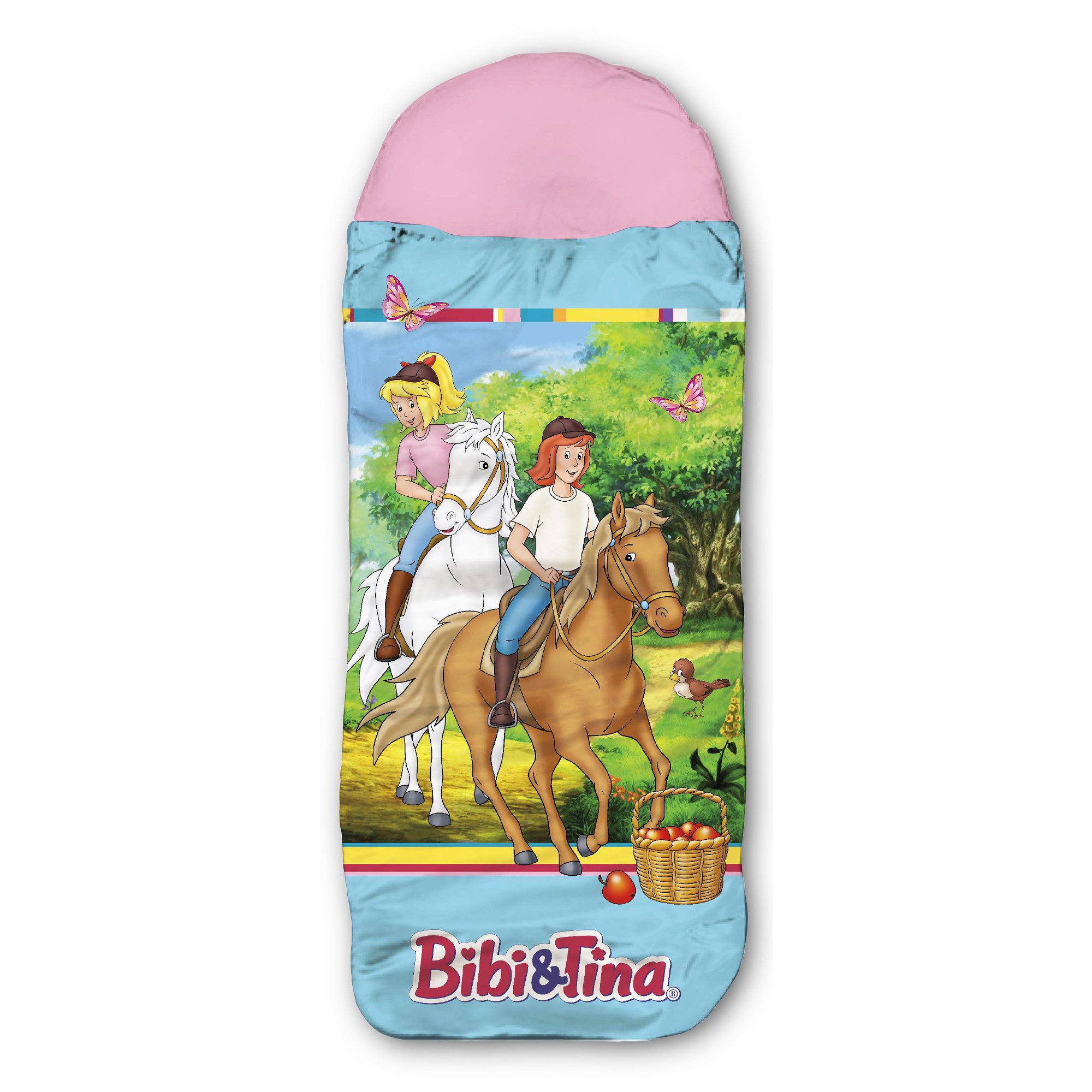 BERONAGE Kinderschlafsack Bibi und Tina Freunde Blau/Rosa Kinder-Schlafsack günstig online kaufen