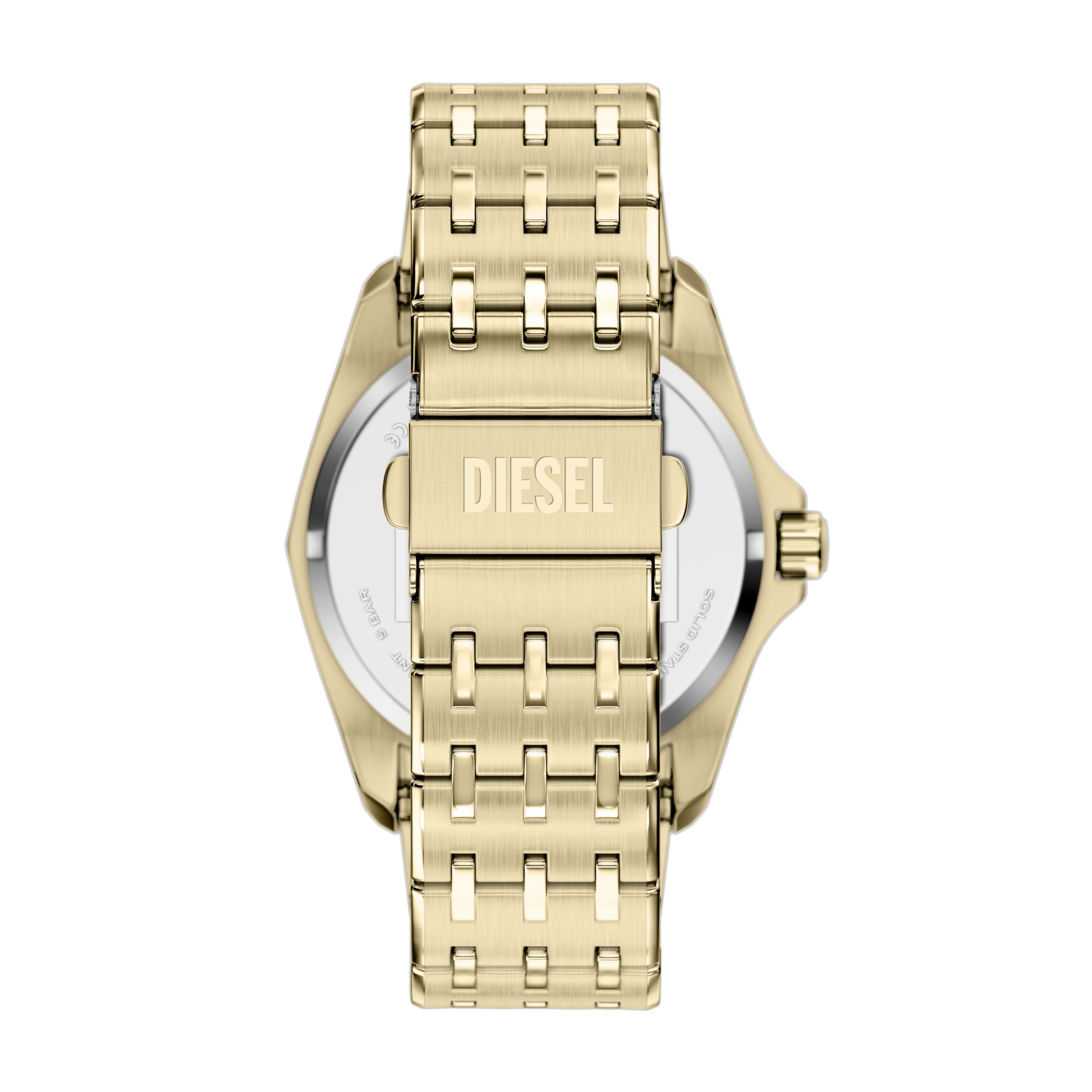 Diesel Quarzuhr Stinger 3-Hand DZ2239, Armbanduhr, Herrenuhr, Edelstahlarmband, analog