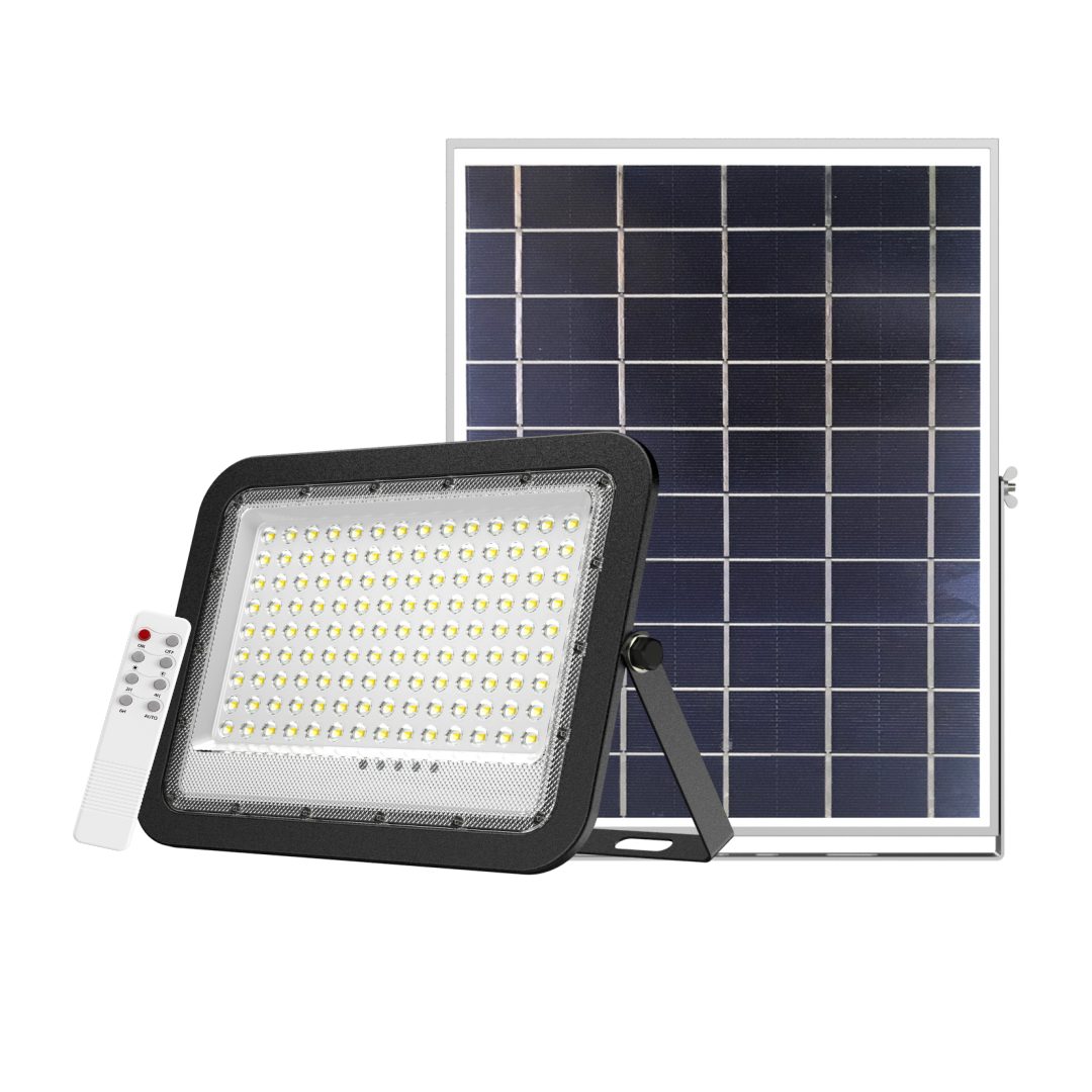 ENOVALITE LED Solarleuchte ENOVALITE Solar-Fluter 6500K Kaltweiß Solar LED Strahler Dimmbar, Kaltweiß