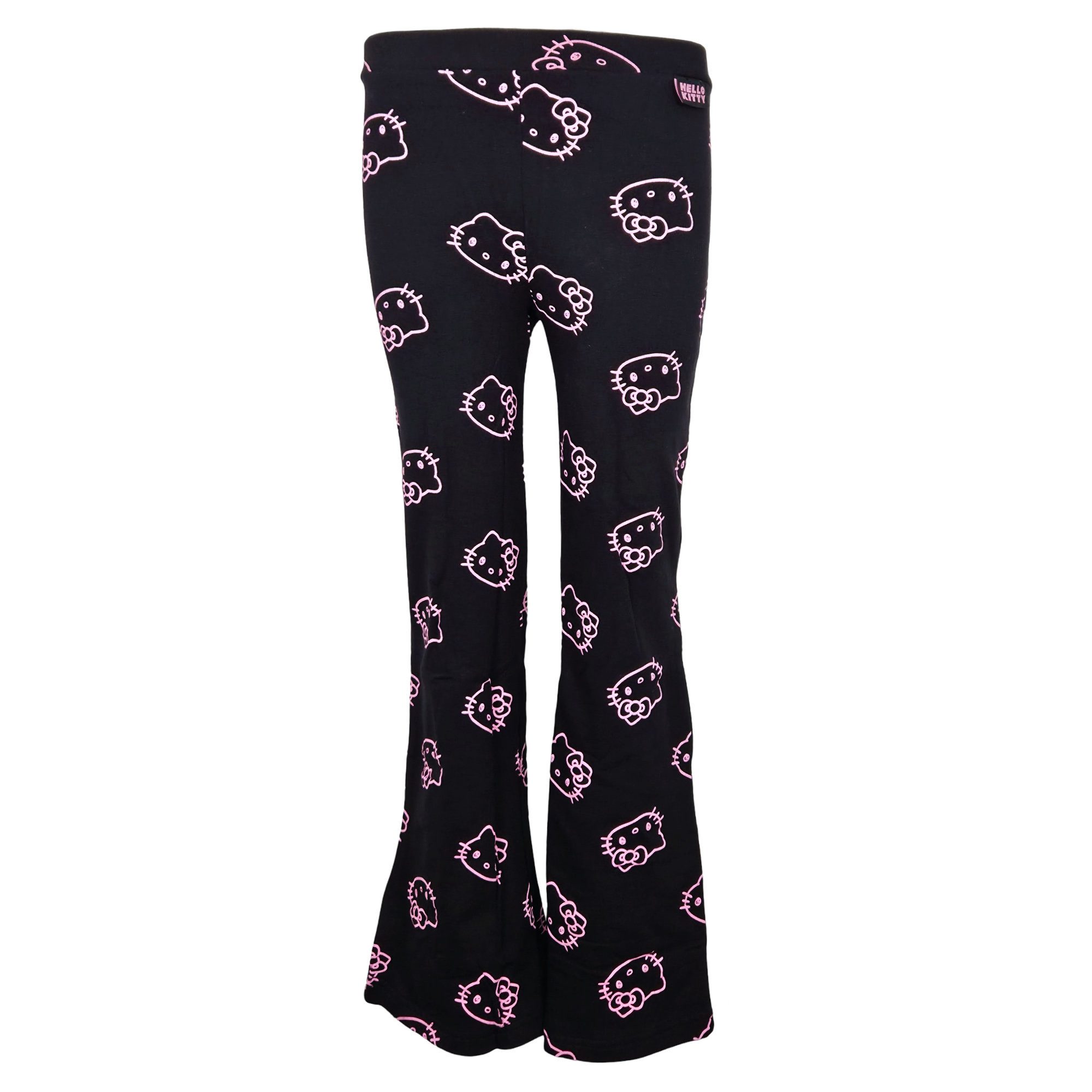 Hello Kitty Leggings Hello Kitty Mädchen Leggings Schlaghose Hose Gr. 134 bis 170