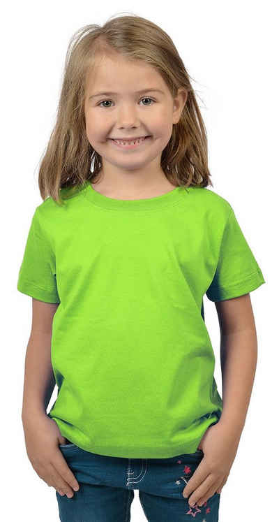 Stedman T-Shirt »Bio Kinder T-Shirt 4er Pack Mädchen hellgrün« Bio Baumwolle