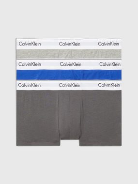 Calvin Klein Underwear Trunk LOW RISE TRUNK 3PK (Packung, 3er-Pack) mit Logo-Elastikbund