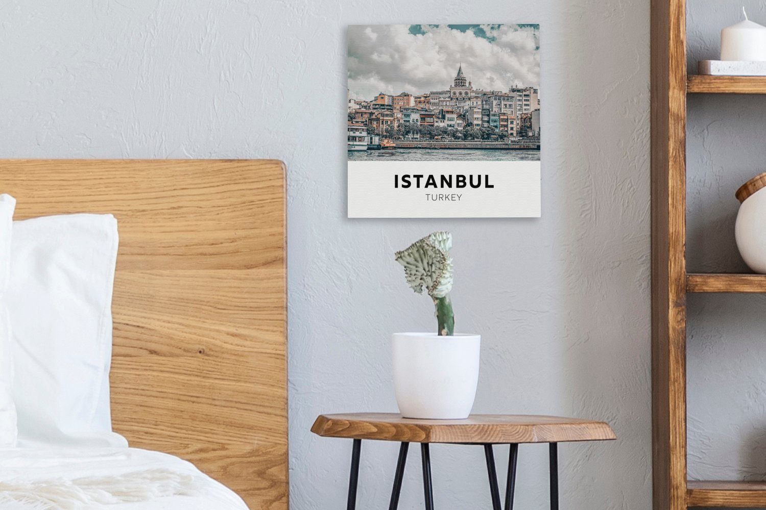 OneMillionCanvasses® Leinwandbild Istanbul - - Leinwand Bilder St), Türkei Wohnzimmer für Startseite, (1 Schlafzimmer