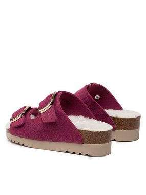 Scholl Hausschuhe Ilary Fluffy MF30135 2043 Magenta Hallenschuh