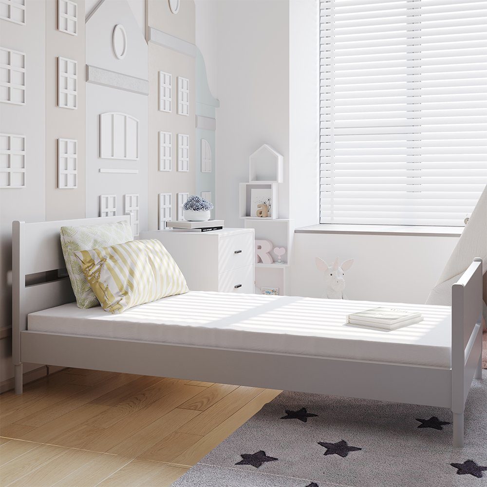 Kindermatratze, Weiß, 160 x 80 cm, VitaliSpa®, 8 cm hoch