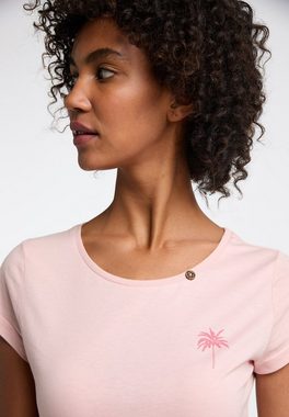 Ragwear T-Shirt FLORAH REMAKE Nachhaltige & vegane Mode Damen