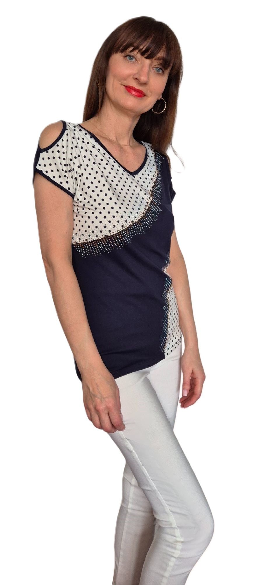 Estefania for woman Kurzarmshirt 190-1236, mit günstig online kaufen