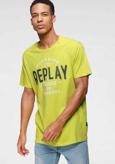 Replay T-Shirt mit Markendruck