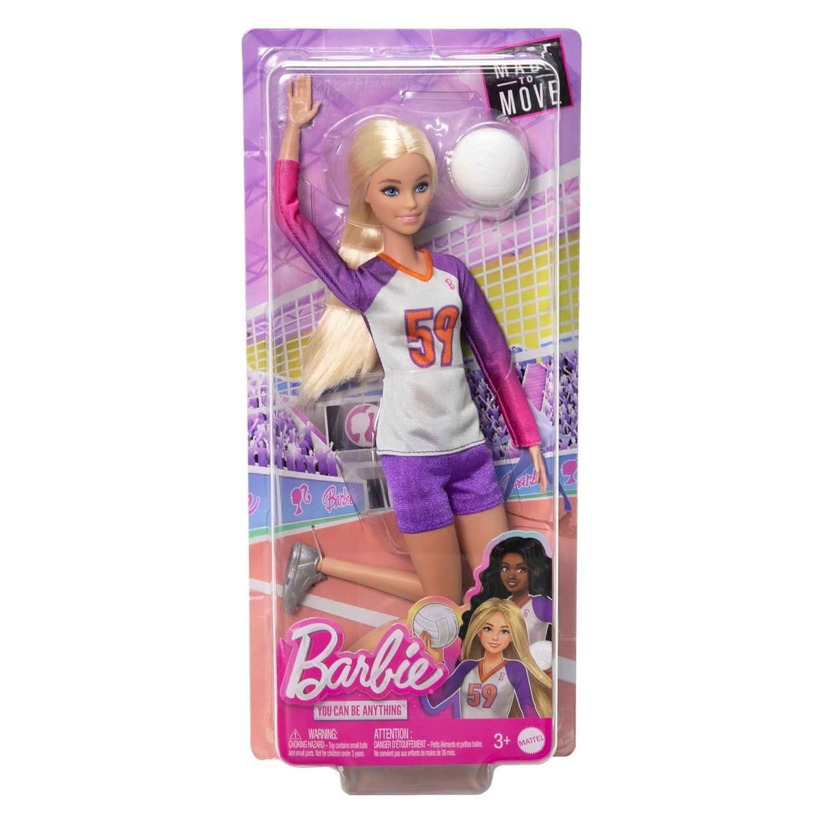 Mattel® Anziehpuppe Mattel HKT72 - Barbie - You can be anything - Volleyballspielerin mit