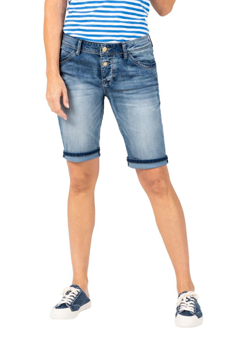 TIMEZONE Jeansshorts SLIM NALITZ SHORT mit Stretch günstig online kaufen