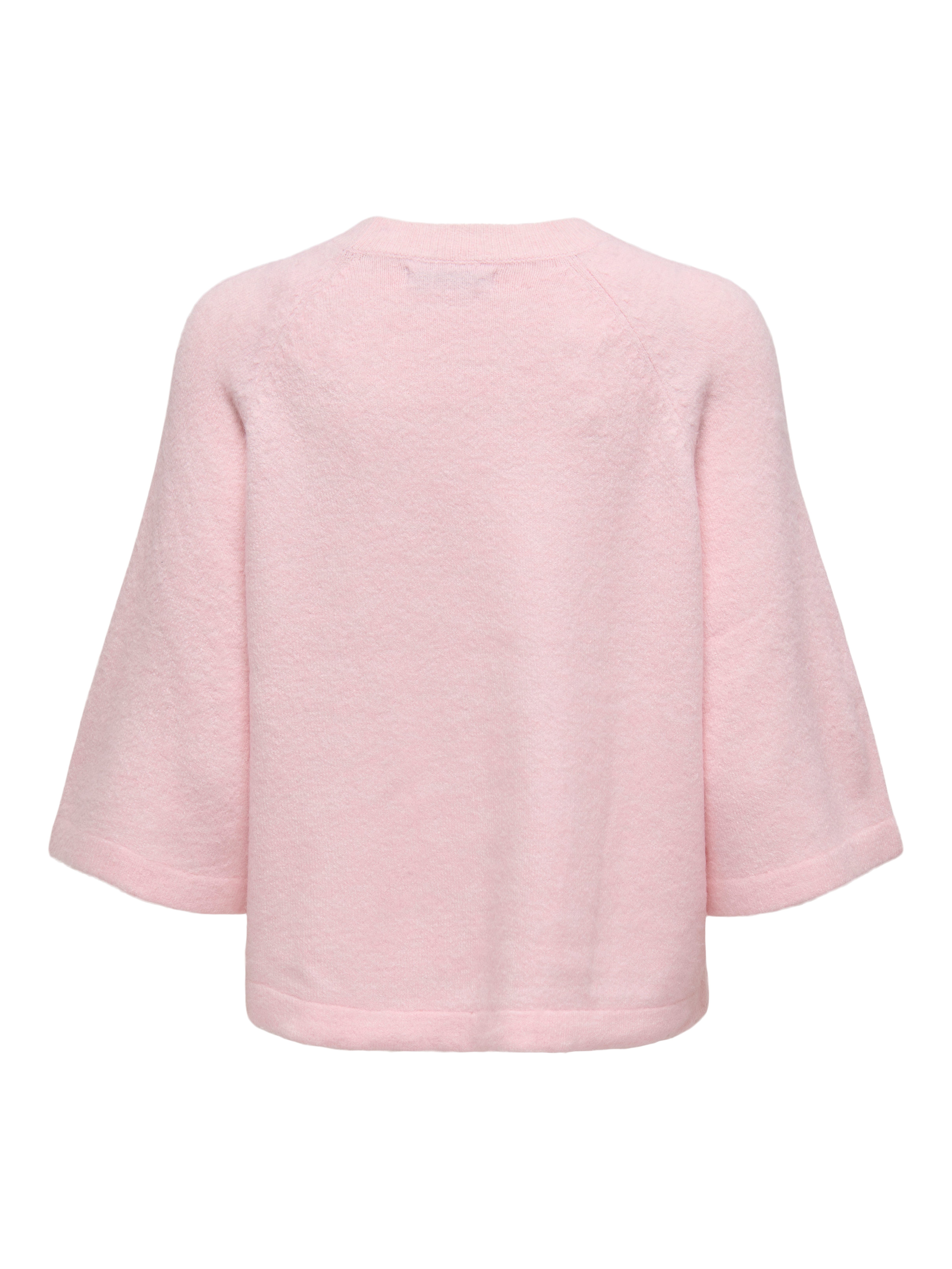 ONLY Strickpullover ONLSIMONI 3/4 PULLOVER KNT NOOS Materialmix, regular fit
