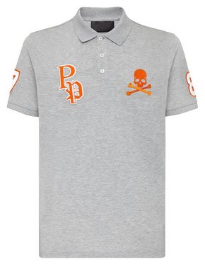 PHILIPP PLEIN Poloshirt PHILIPP PLEIN Polo Shirt Polohemd SS Multi Skull Logo Hemd Polohemd T-