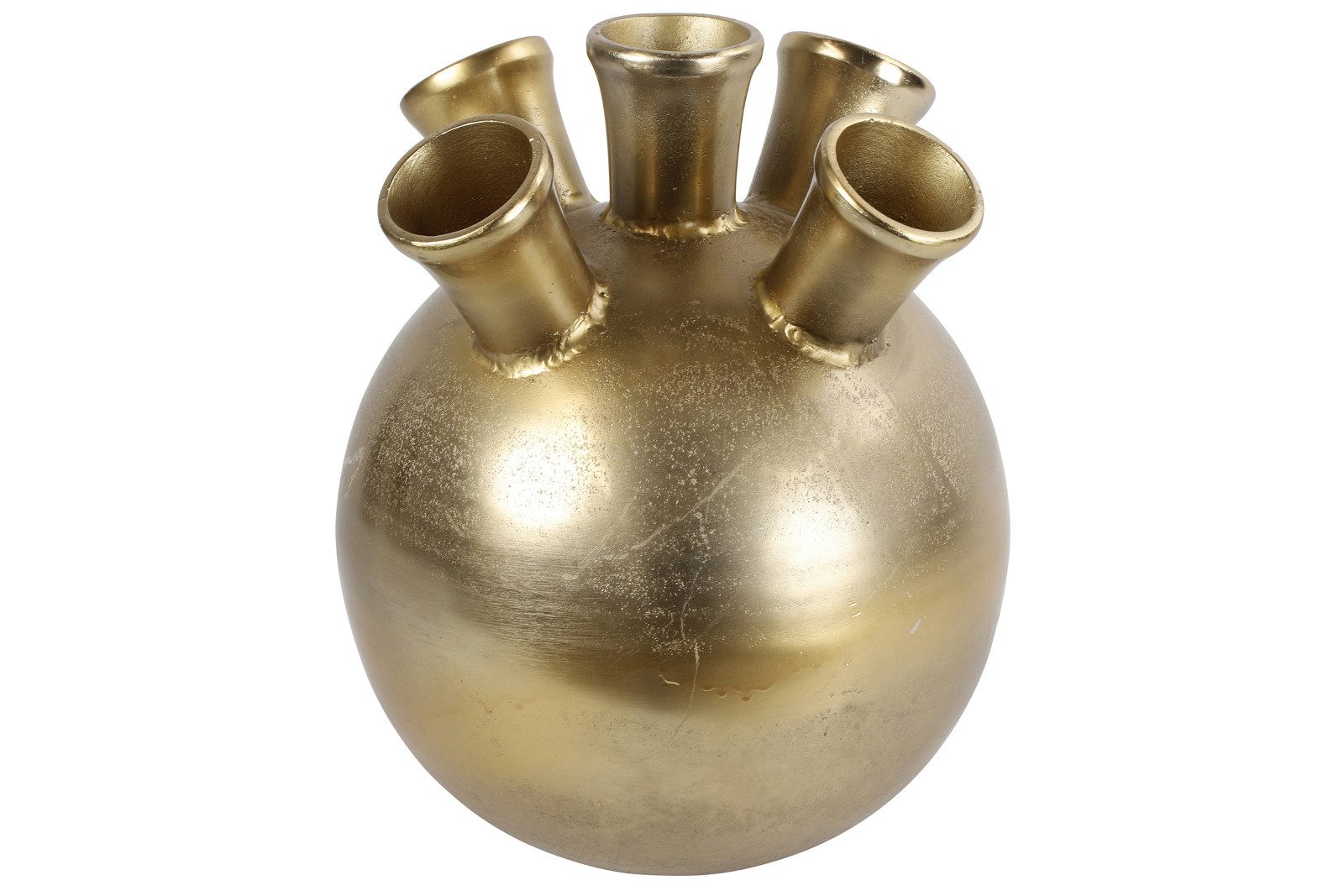 Dekovase Vase Kuba L gold 41cm