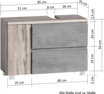 HELD MÖBEL Waschbeckenunterschrank Sölden