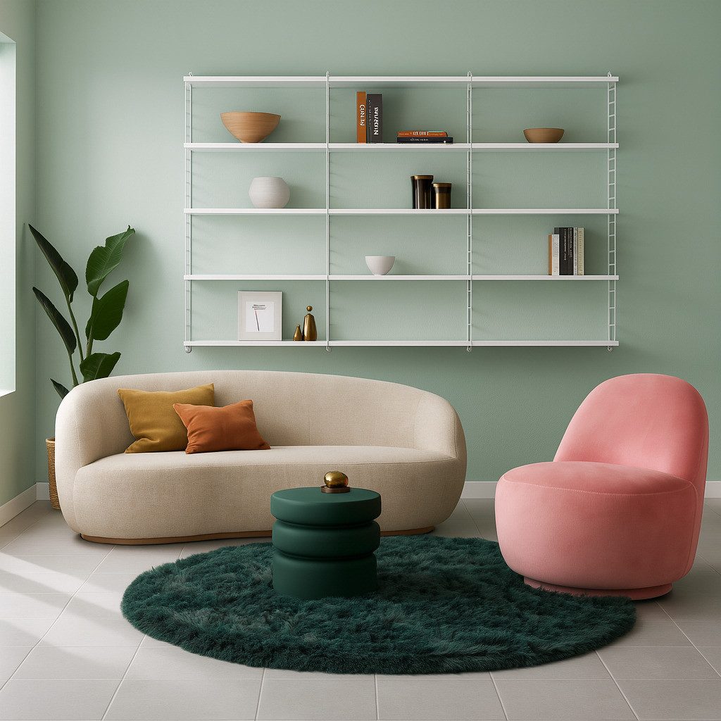 Pergamon Fellteppich Luxus Super Soft Fellteppich Aspen Rund Meliert, Rund, günstig online kaufen