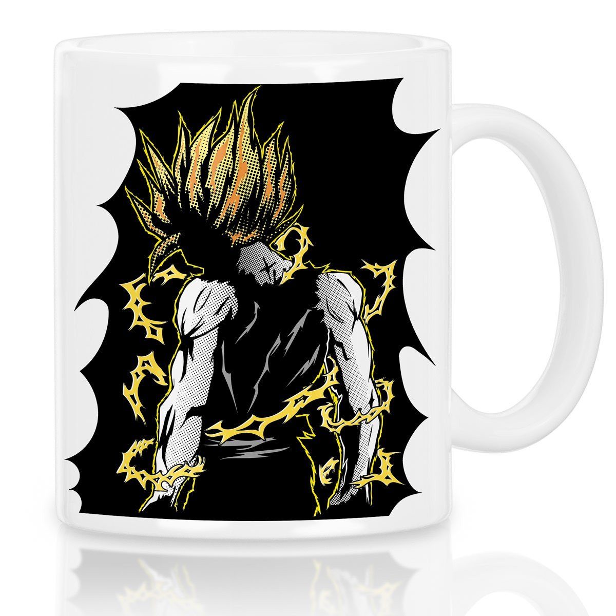 style3 Tasse, Keramik, Goku Pop-Art Power Kaffeebecher Tasse dragonball son-goku vegeta sayajin anime manga cosplay