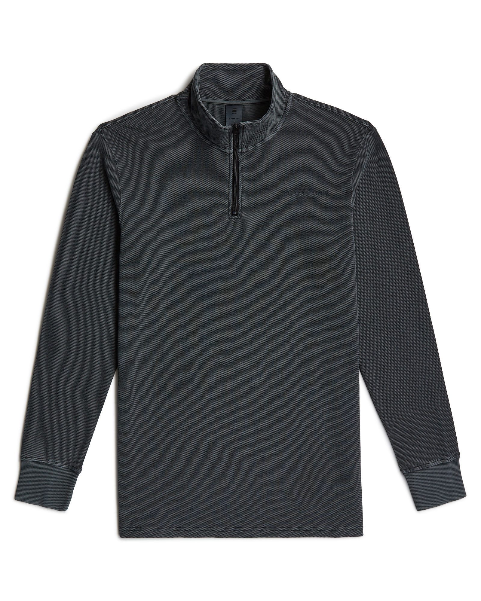 G-STAR T-Shirt Overdyed Half Zip Tweeter