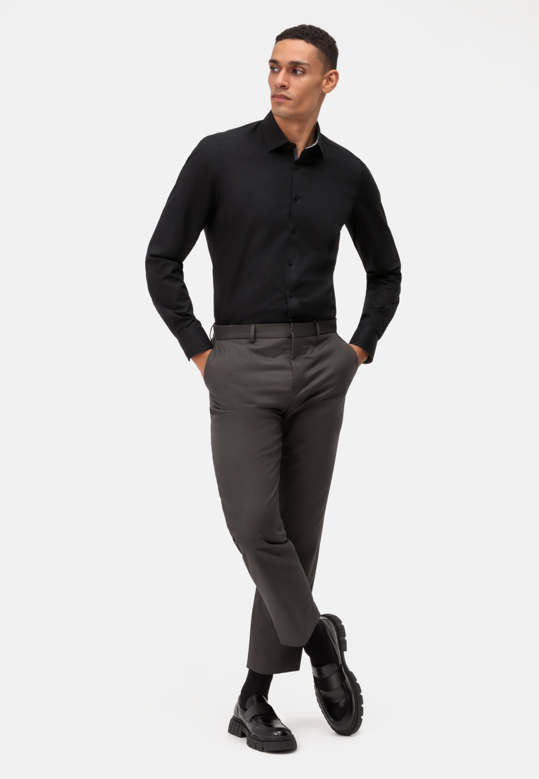 OLYMP Businesshemd OLYMP Level Five, body fit, Businesshemd, New York Kent
