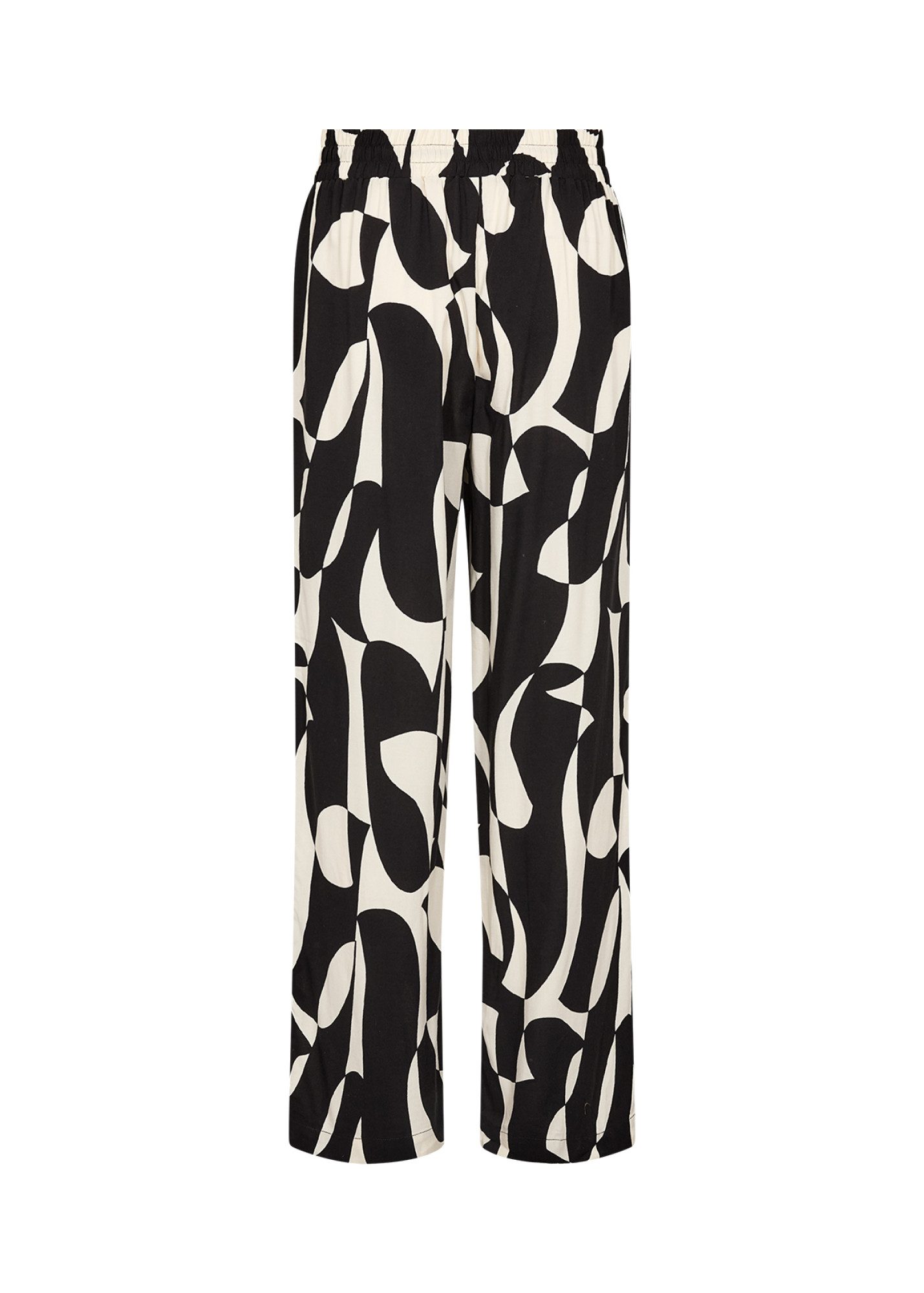 soyaconcept Schlupfhose SC-CHANISE 3-B aus Viskose, weite Beinform, elastischer Bund mit Bindeband – Bild 3 von 5