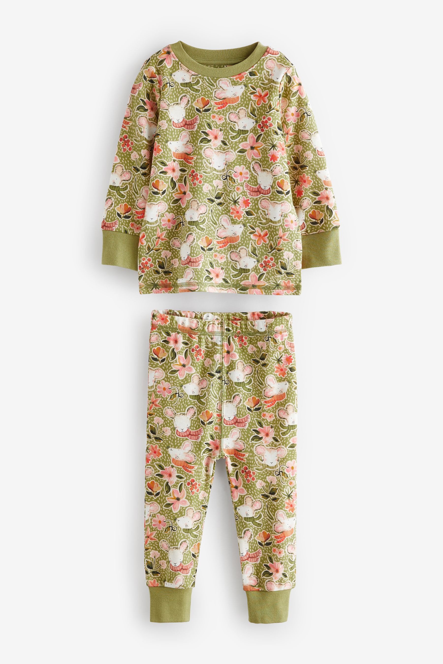 Next Pyjama Ballerina-Schlafanzug aus Baumwolle, 3er-Pack (6 tlg)