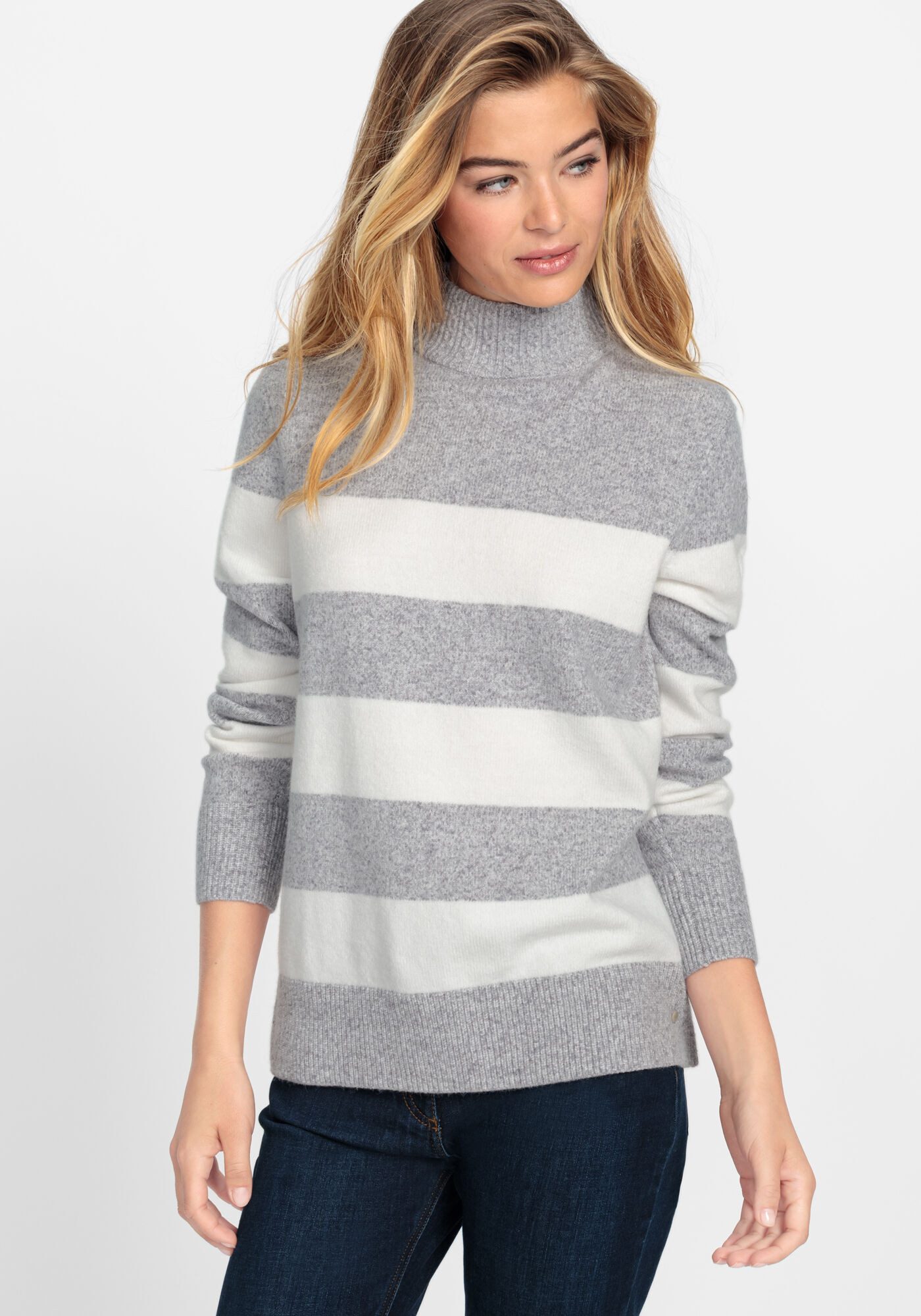 Stehkragenpullover