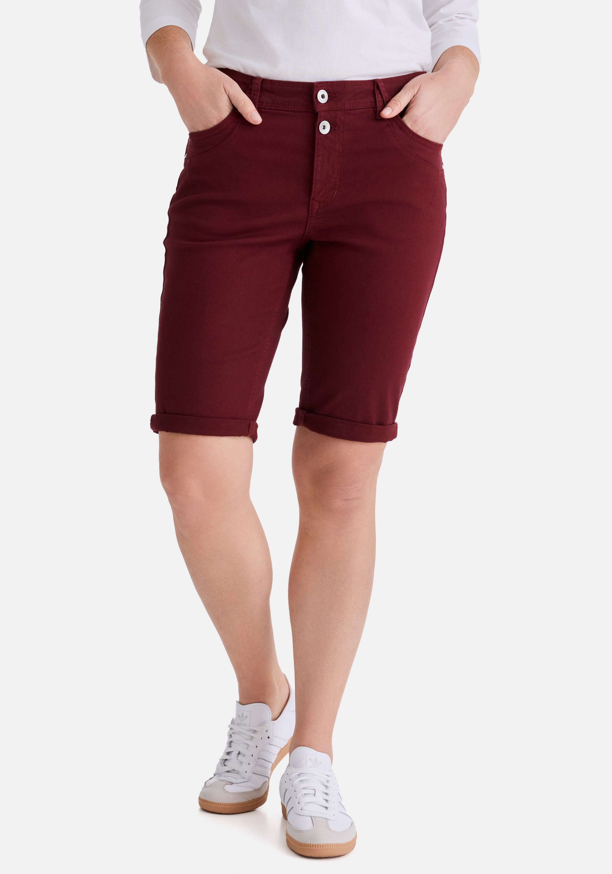 STOOKER WOMEN Bermudas KORFU Bermuda Boyfriend Fit Bermuda 5-Pocket Boyfriend Fit Power Stretch für Damen